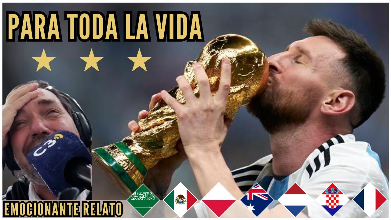 EL CAMINO A LA GLORIA 🏆🌎 | ARGENTINA CAMPEÓN DEL MUNDO | 🎙⚽ EMOCIONANTE RELATO 