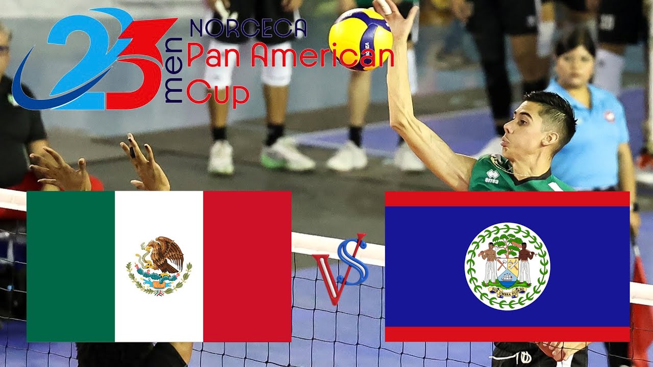 🇲🇽 México vs Belice 🇧🇿 Copa Panamericana de Voleibol Masculino Sub-23 2025