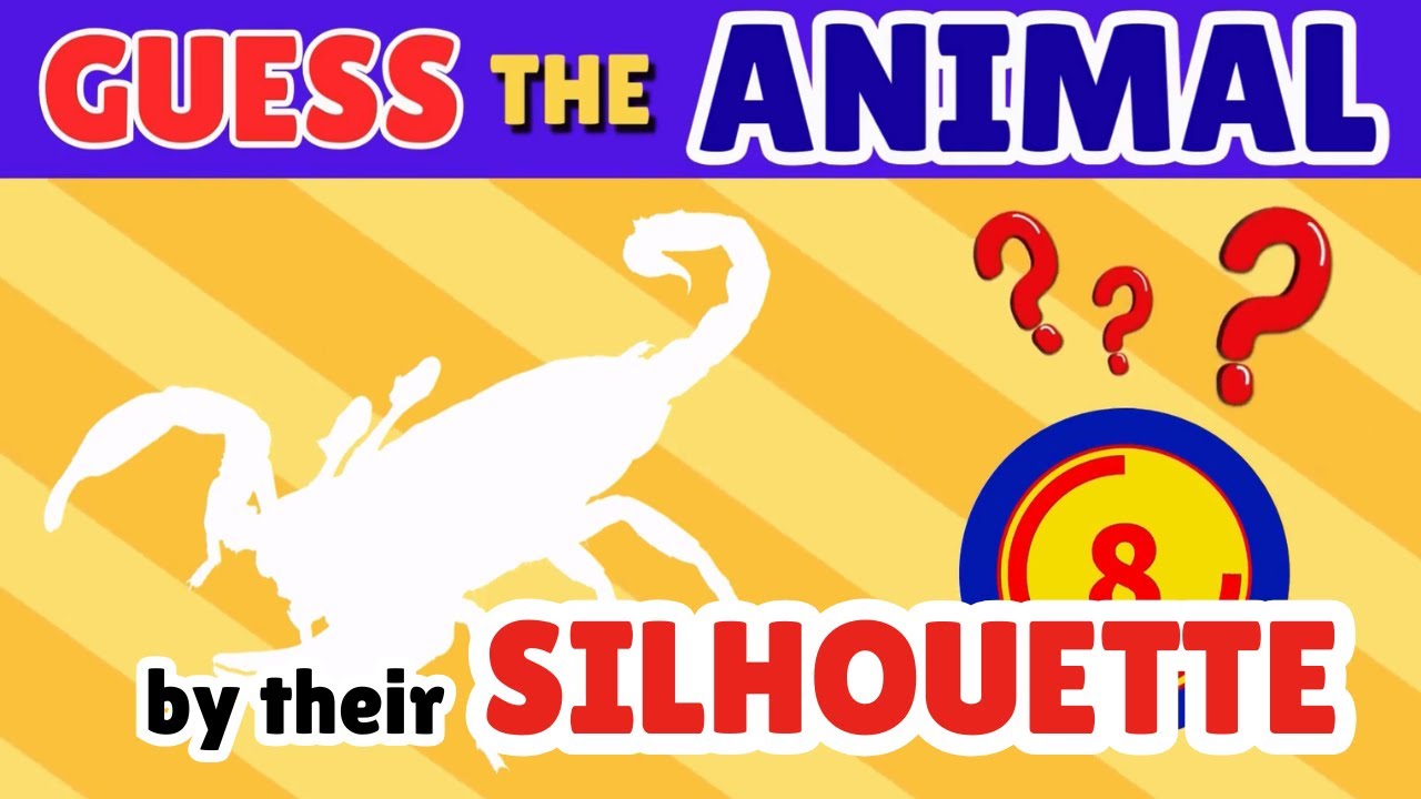 GUESS THE ANIMAL by their SILHOUETTE