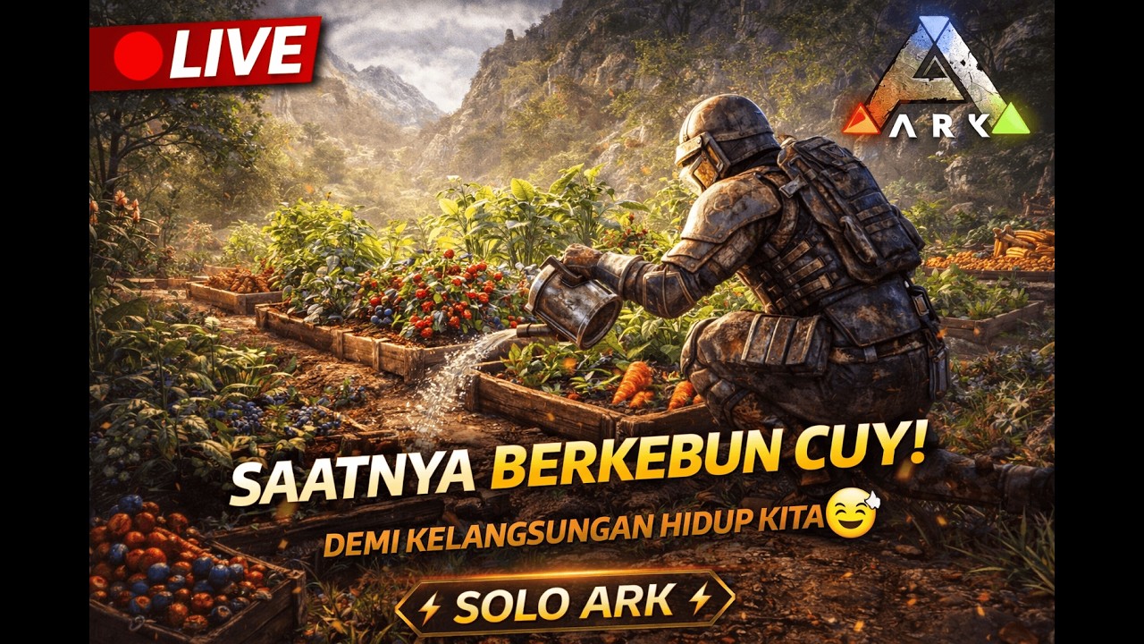 🔴 LIVE SOLO ARK: Mari Kita Berkebun Cuy