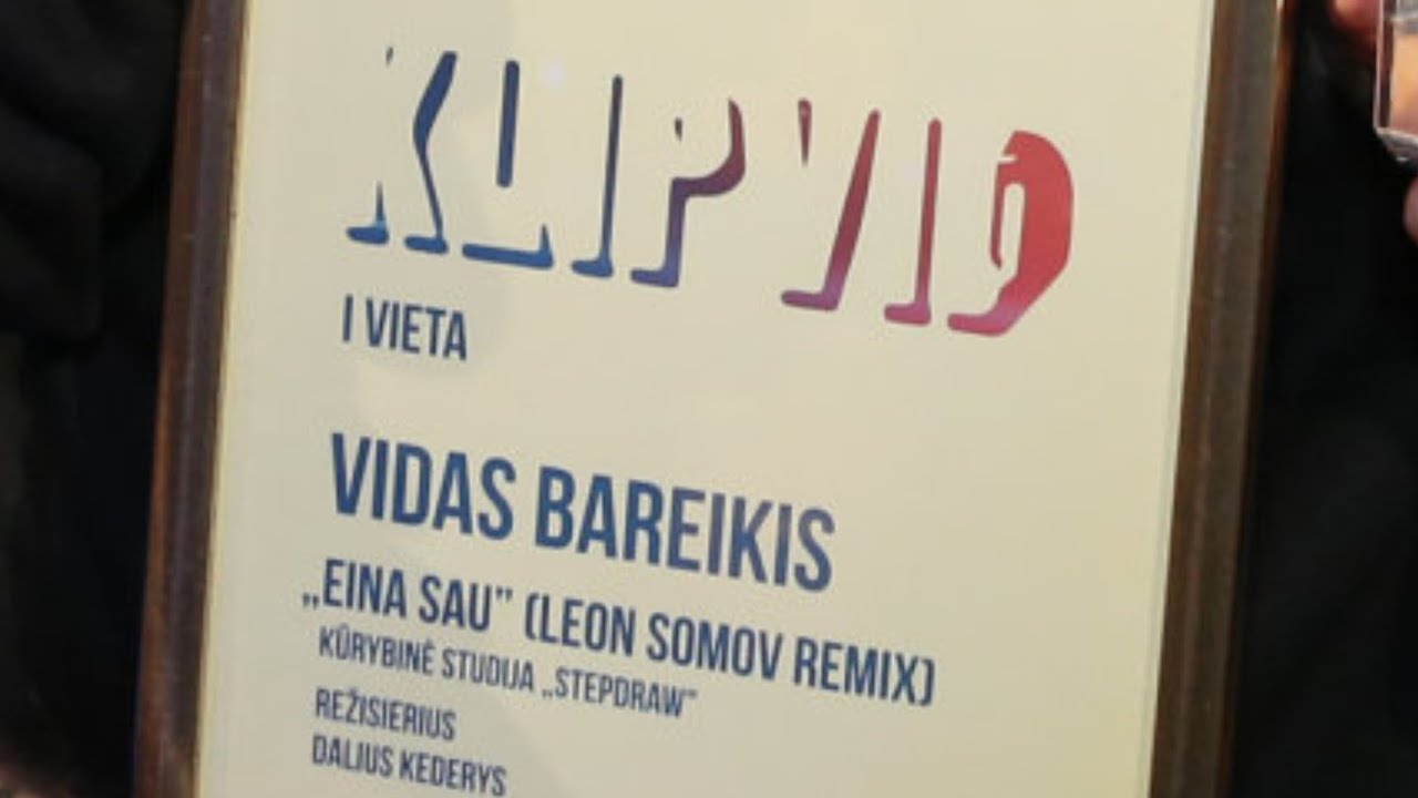 Vaizdo klipų konkurso &bdquo;Klipvid&ldquo; nugalėtojų apdovanojimai