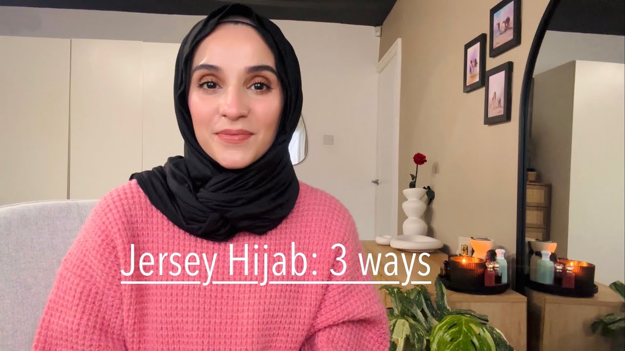 JERSEY HIJAB: 3 STYLES