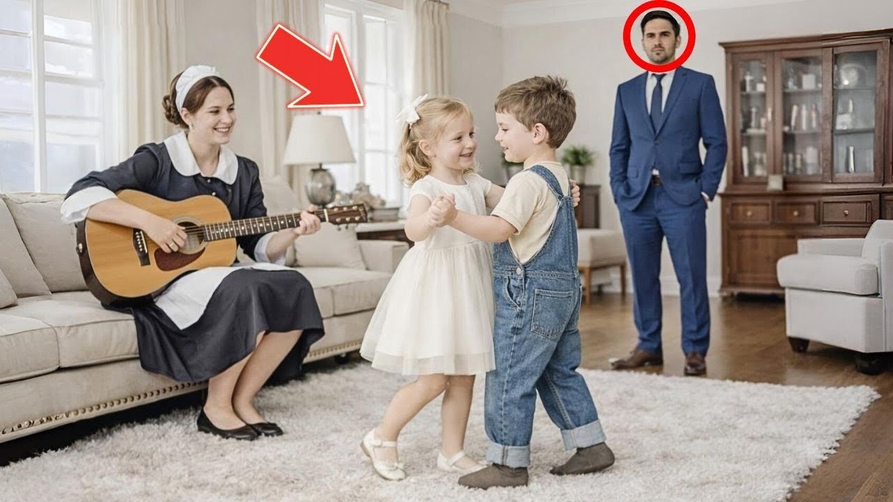 Milioneri mbërriti në shtëpi i lodhur... dhe pa djalin e pastrueses duke kërcyer me vajzën e tij.