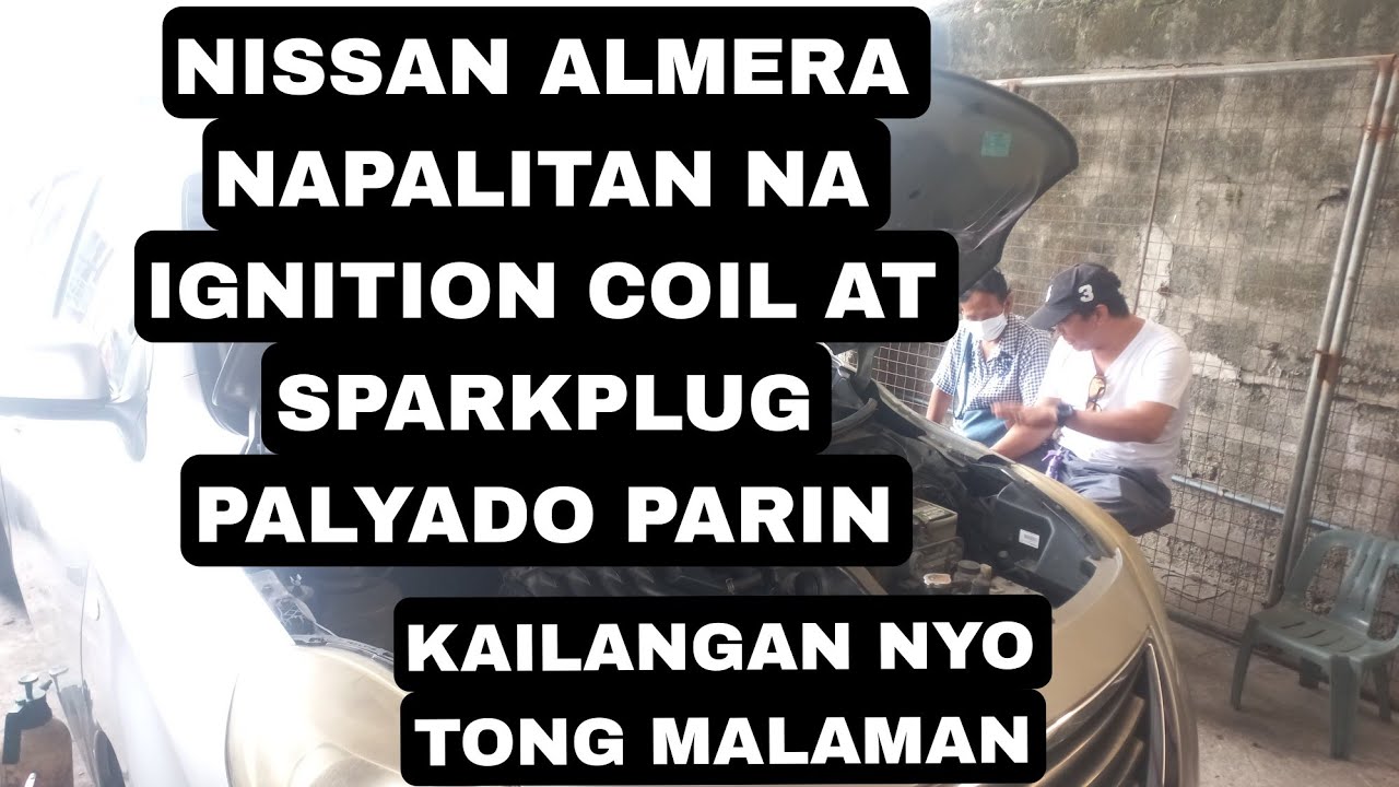NISSAN ALMERA NAPALITAN NA SPARKPLUG IGNITION COIL PALYADO PARIN