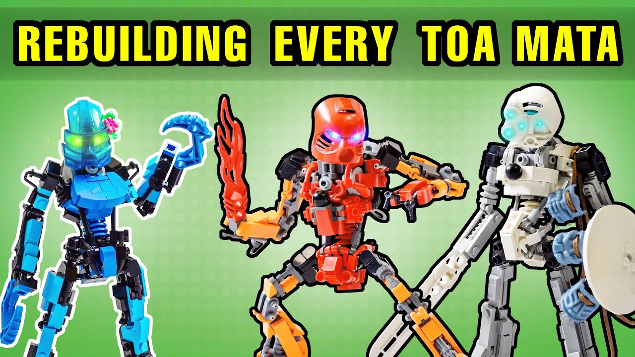 Каждый LEGO Bionicle TOA MATA построен лучше