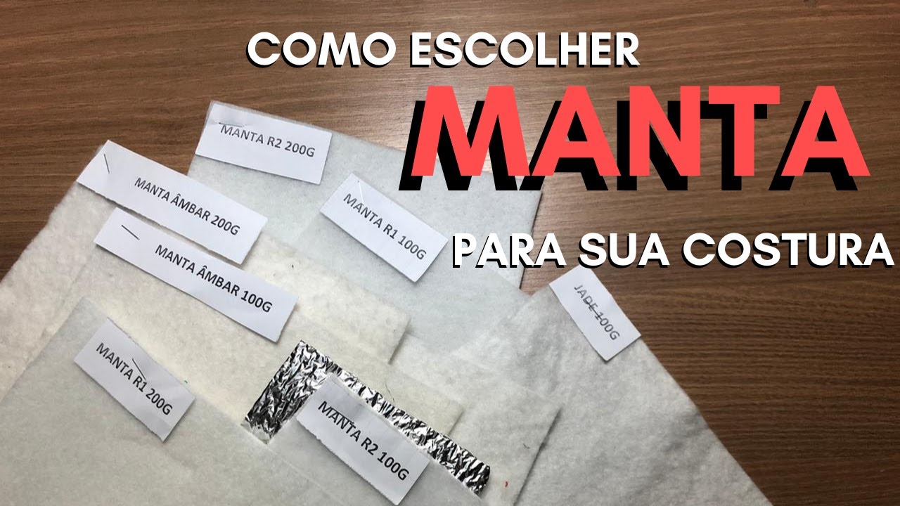 Tipos de MANTA ACRÍLICA para costura criativa e patchwork