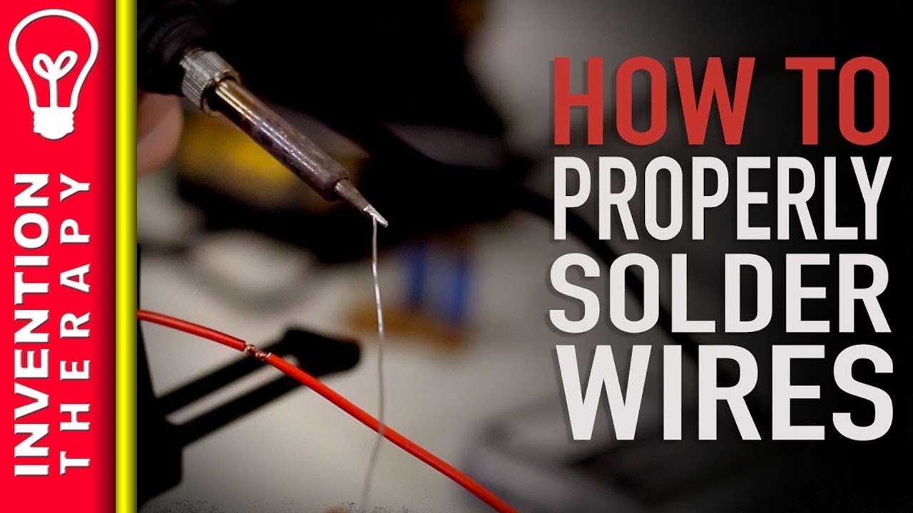 How to Splice and Solder Two Wires Together With A Soldering Iron