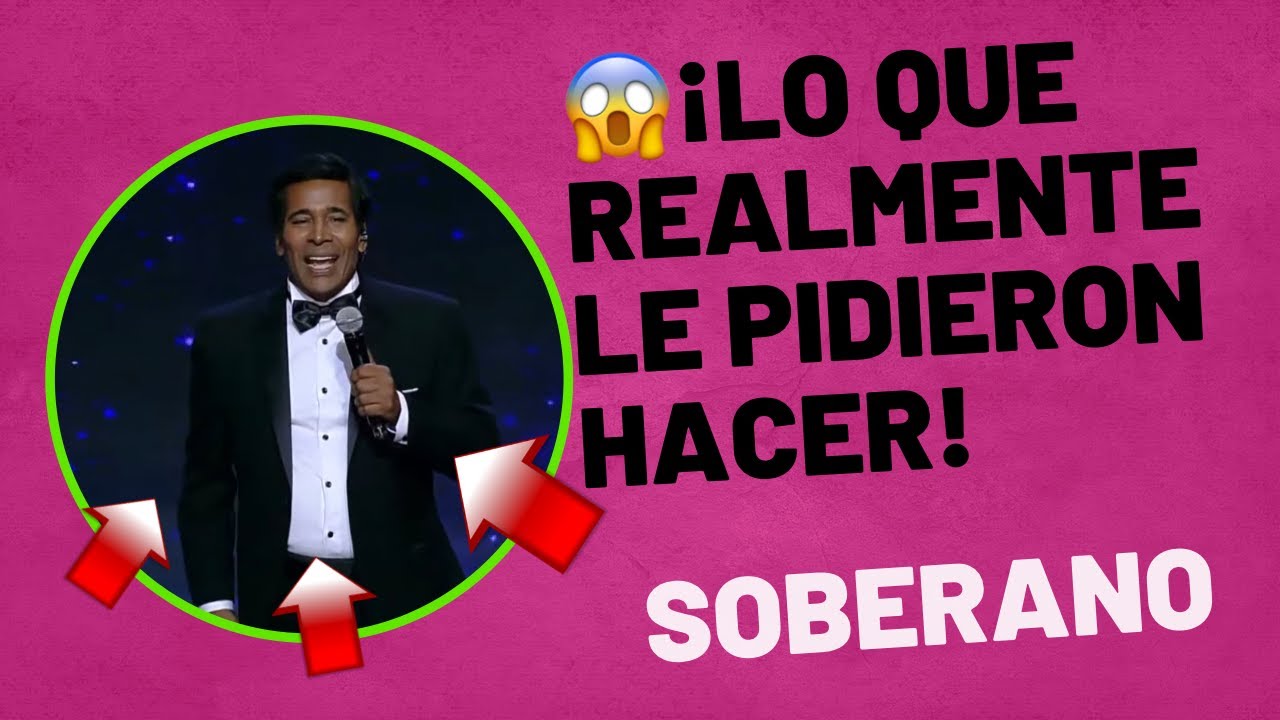 Lo que realmente le pidieron a Julio Sabala que hiciera en Premios Soberano