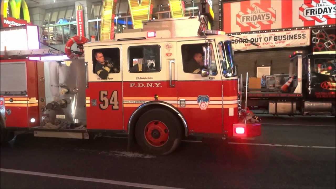 FDNY - Times Square, NYC - A Response to Major Incident on 46th and 7th. - June 2012