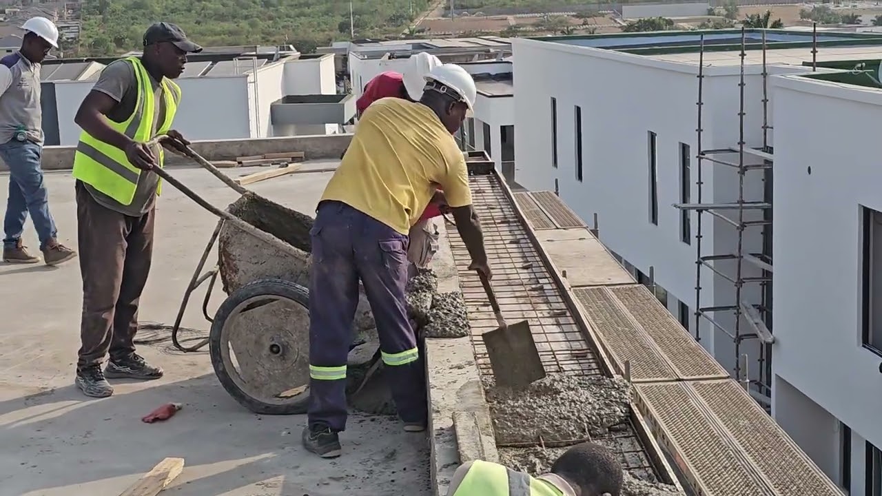 Concreting the cap