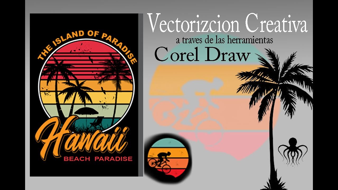 Vectorización en Corel Draw para Estampar por color Facil