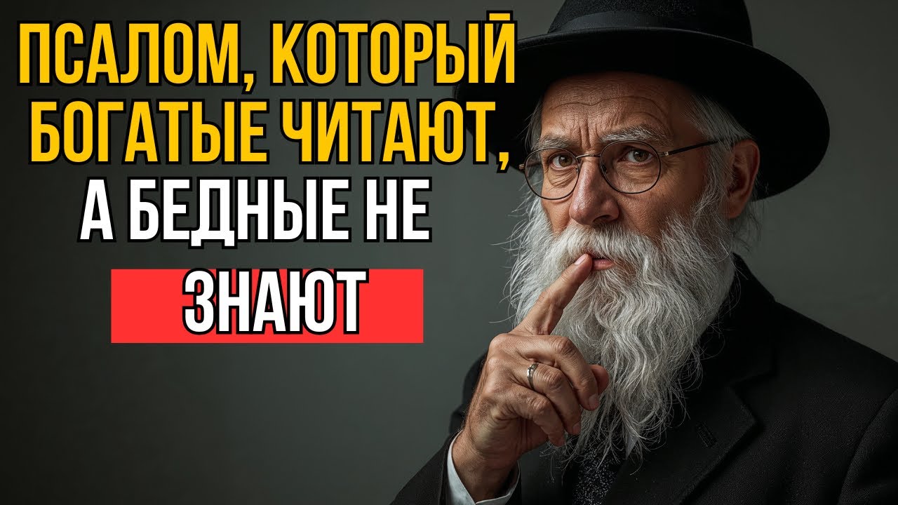 Этот ЕДИНСТВЕННЫЙ Псалом УНИЧТОЖАЕТ дух бедности за 24 часа | Секрет Каббалы
