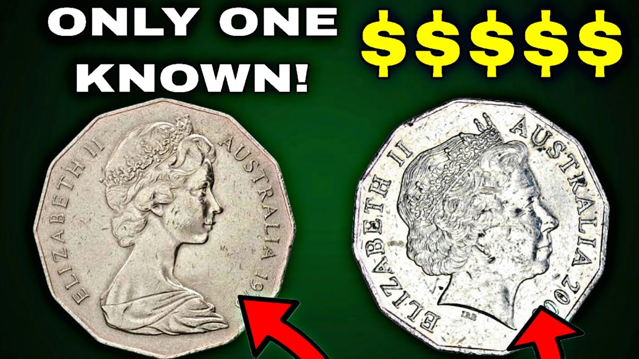 The Rarest Australian 50 Cent Coins Worth Over $80,000 😯Today