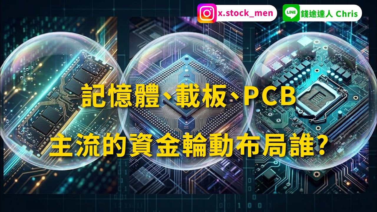 記憶體、載板、PCB 主流的資金輪動布局誰? | 2026 |【盤後分析】 @錢途達人Chris