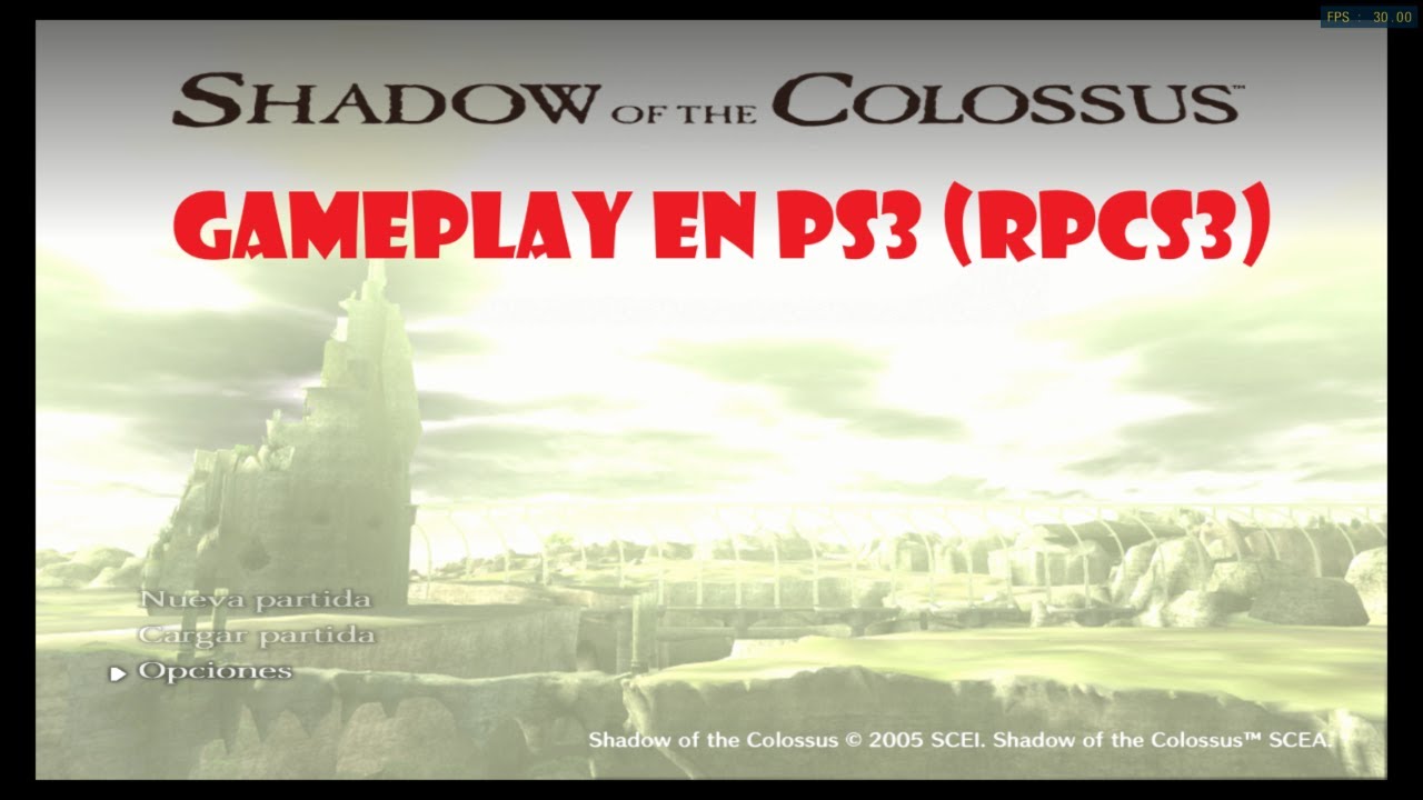 Shadow Of The Colossus (ICO & Shadow Of The Colossus Classics HD) (Español) de PS3 (emulador RPCS3)