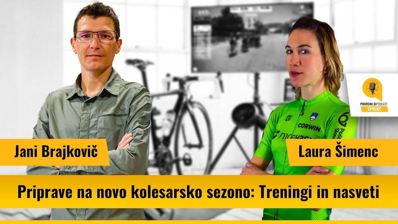 Laura Šimenc in Jani Brajkovič o kolesarskem treningu pozimi