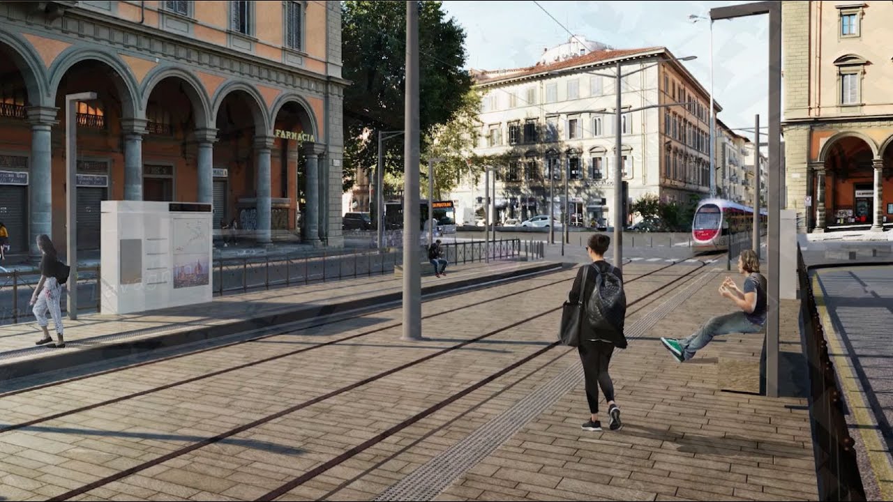 Tracciato Linea T3 Libertà - Bagno a Ripoli