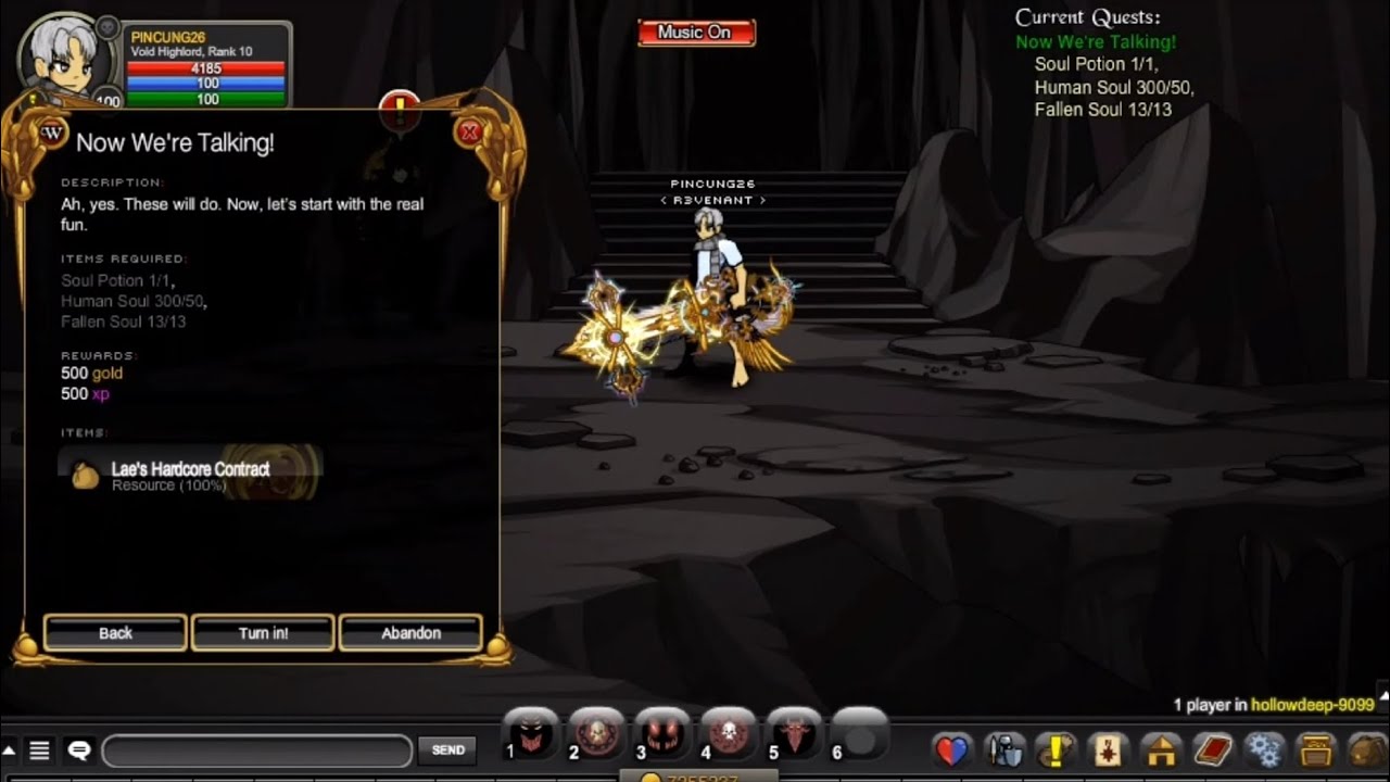 How To Get Lae's Hardcore Contract Auto Jadi Budak Lae AQW