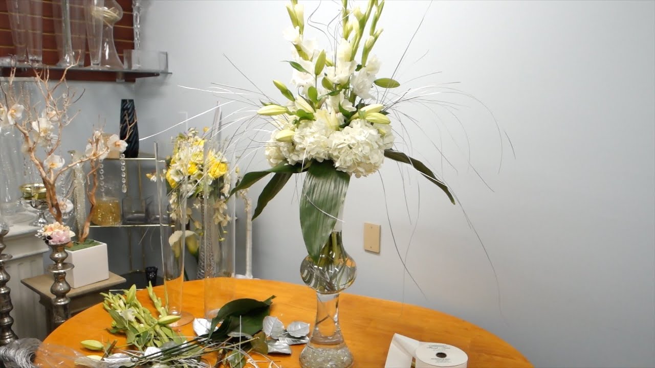 How to Make a Tall Wedding Flower Arrangement