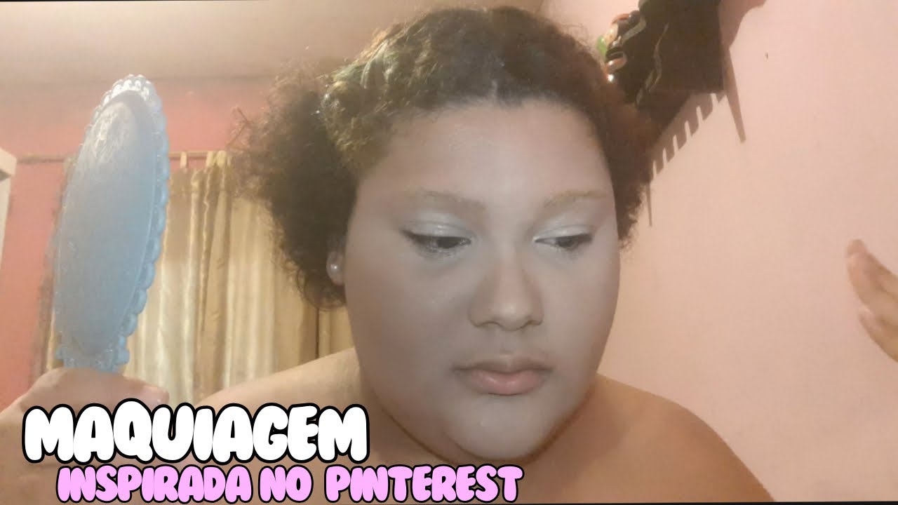 tentei fazer uma make do pinterest 🎀💗