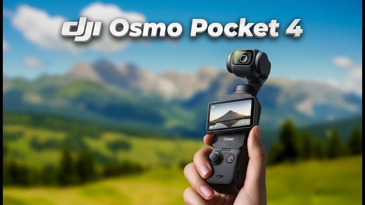 Первый взгляд на DJI Osmo Pocket 4: распаковка прототипа?