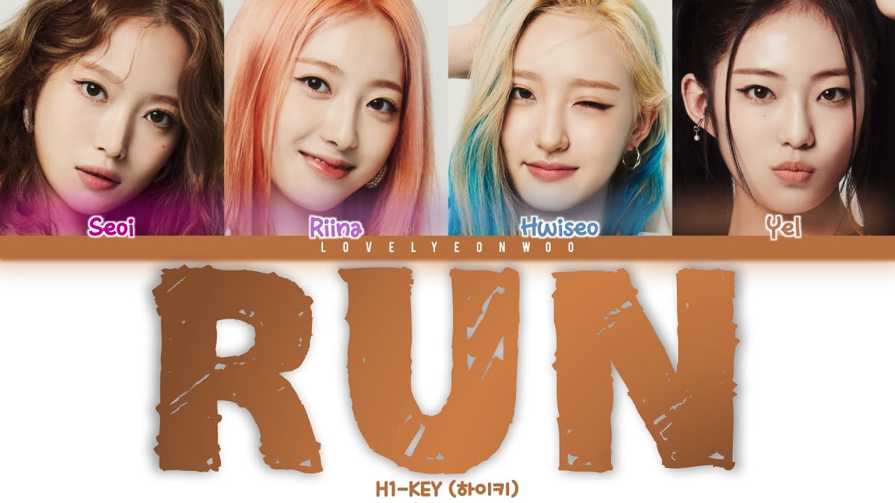 H1-KEY (하이키) &ndash; RUN Lyrics (Color Coded Han/Rom/Eng)