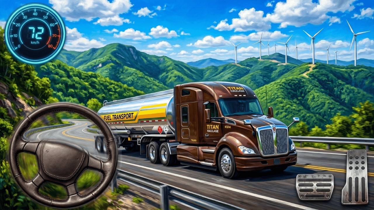 Truck Simulator Truck Games - Oil Tanker Transport Mission - Android Gameplay