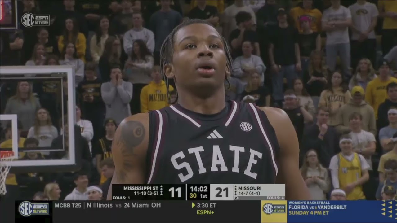 GAME 22: Mississippi St (11-10) vs Missouri (14-7) | 1-31-2026 | NCAA Men's Basketball