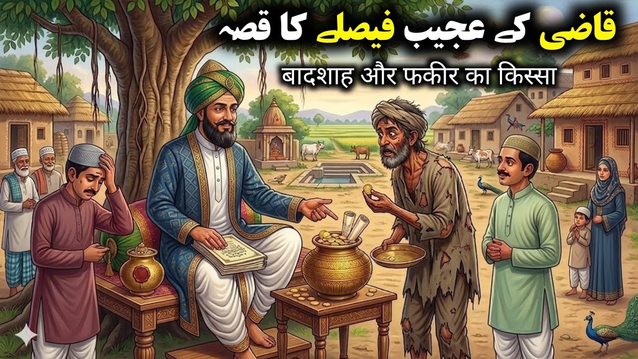 Qazi Ke Ajeeb Faisle Ka Qissa | बादशाह और फकीर का किस्सा | urdu kahani | @TareekhiQissay112 