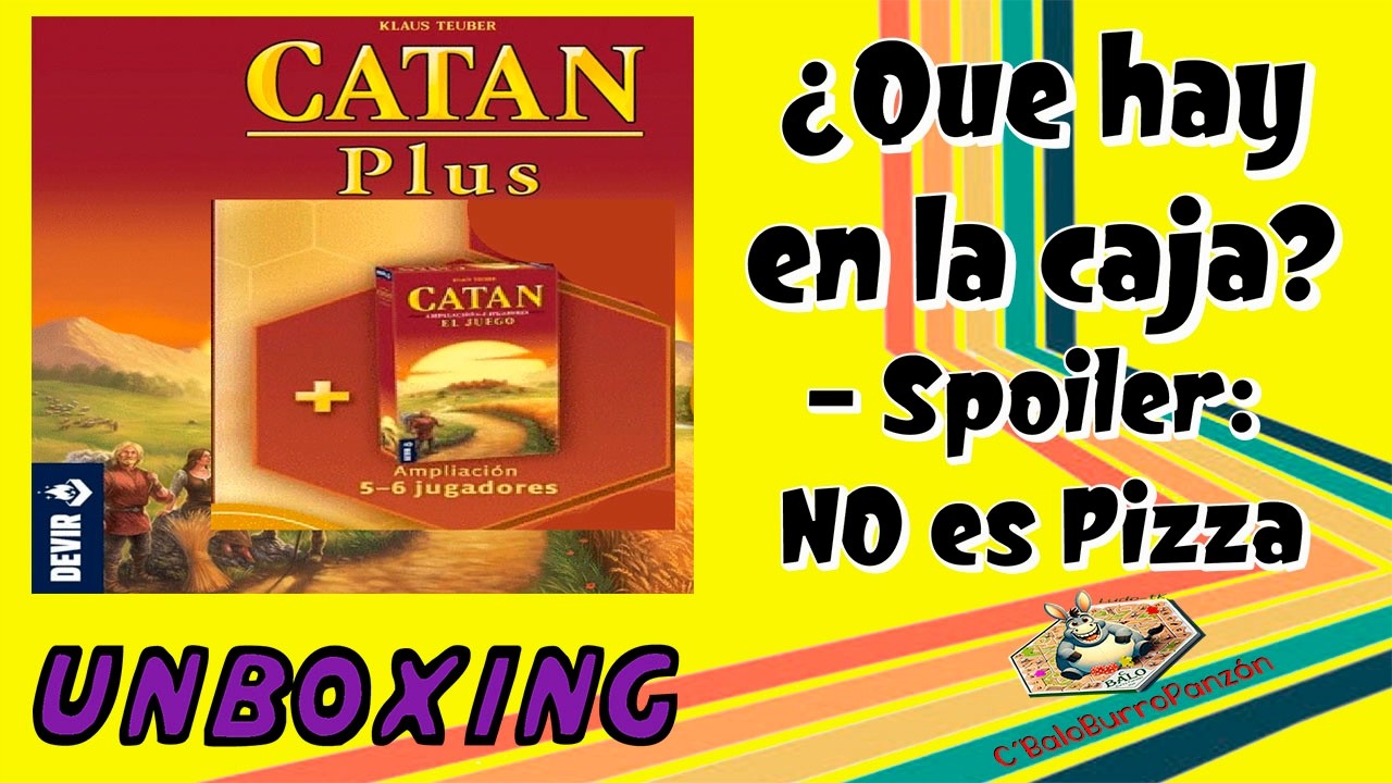 CATAN  PLUS (2023) AMPLIACIÓN 5-6 jugadores: más carreteras,, colonos, más caos amistoso | UNBOXING