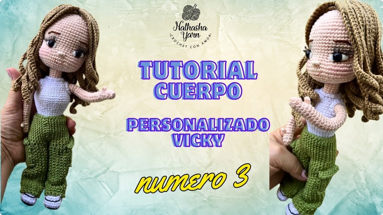 Cuerpo base femenino a crochet fácil y detallado 3