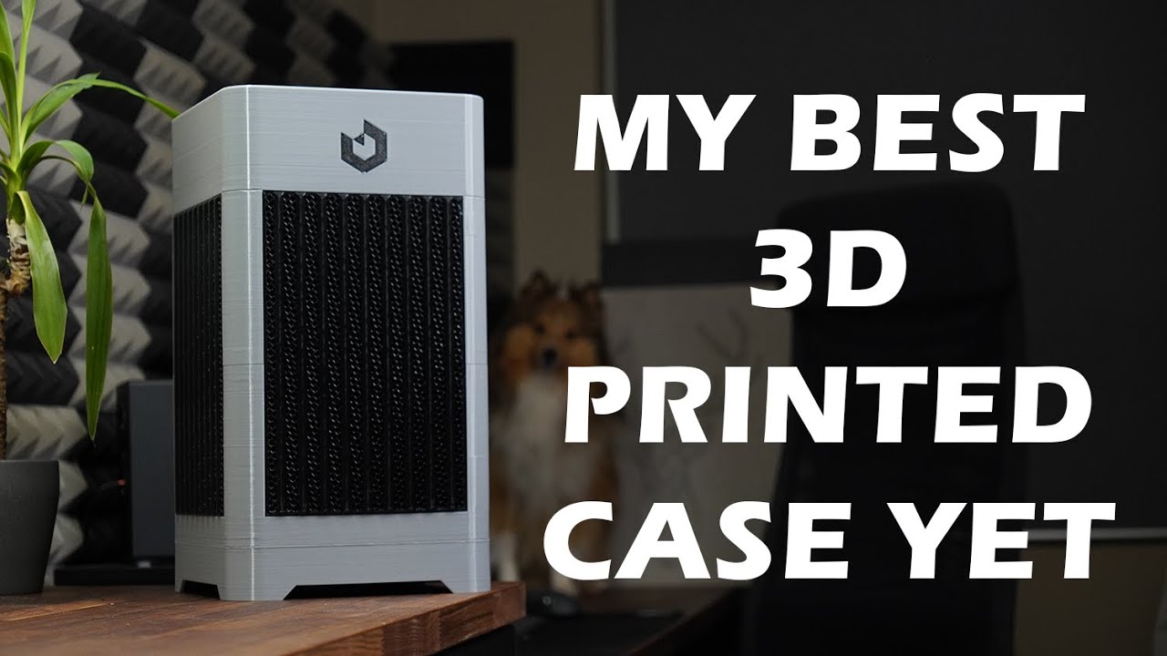 Корпус Mini ITX для ПК, напечатанный на 3D-принтере, в стиле «Каминный»
