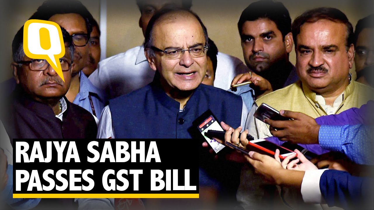 The Quint: Rajya Sabha Passes GST Bill to Pave Way for Biggest Tax Reform