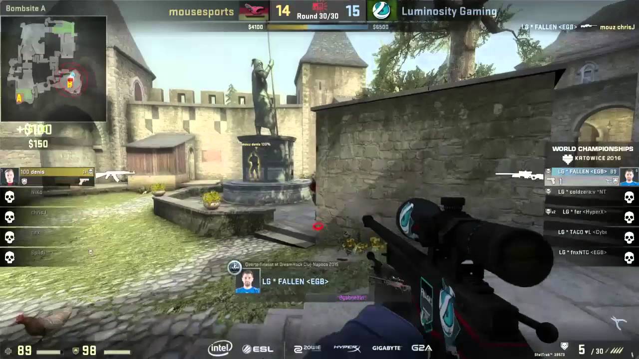 CS:GO - FalleN 1 vs 2 Clutch To Win Game @ IEM Katowice 2016