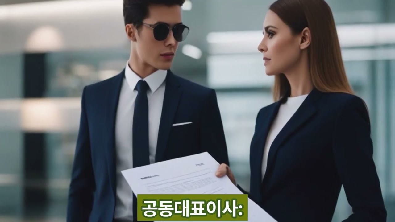 법인각자대표와공동대표차이점