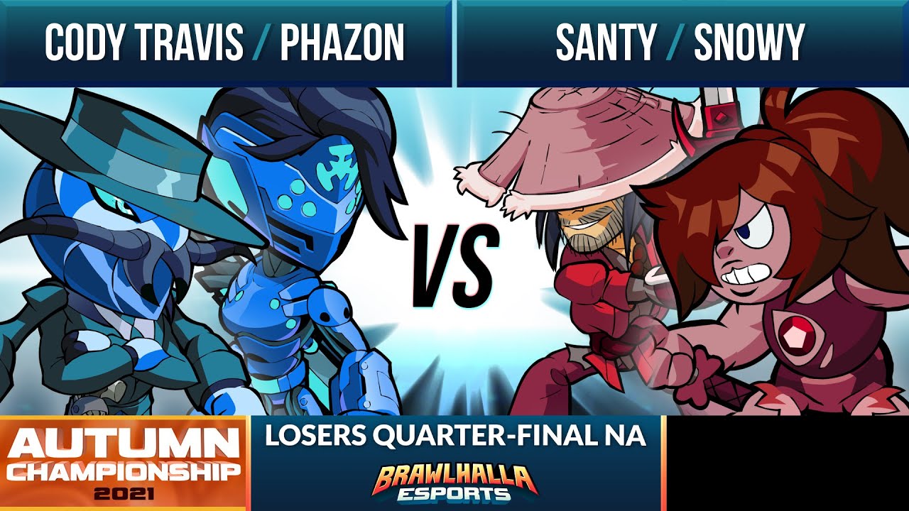 Cody Travis & Phazon vs Santy & Snowy - Losers Quarter-Final - Autumn Championship 2021 - NA 2v2