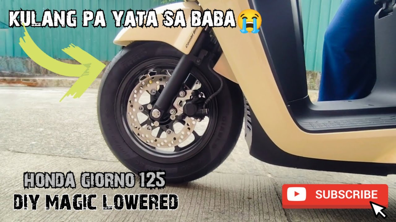 MAGIC LOWERED | HONDA GIORNO 125 | DIY