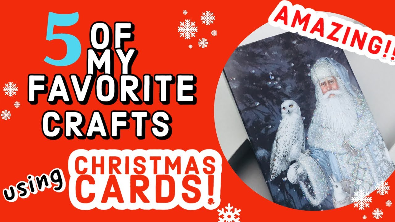 REPURPOSE GREETING CARDS! five awesome ideas!