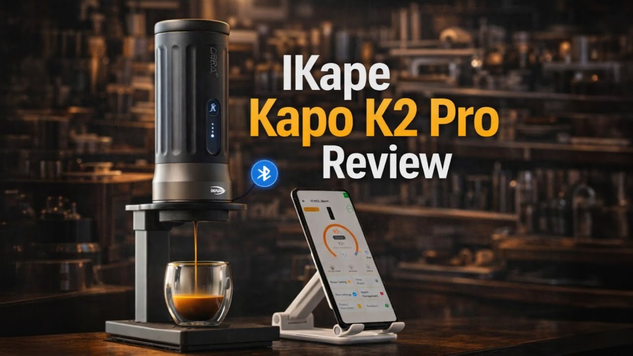 Обзор кофемашины IKAPE Kapo K2 Pro 58mm | Лучшая портативная эспрессо-машина?