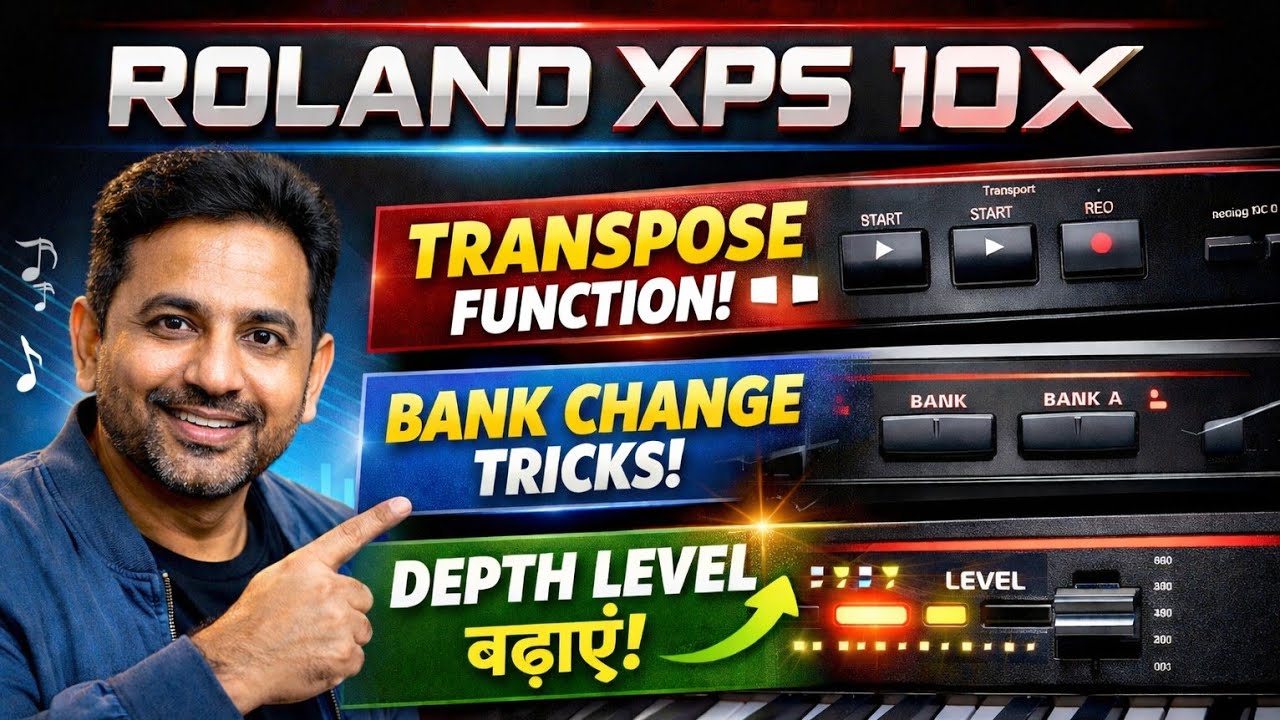 Roland Xps 10 X Important Function Details || अब नहीं आएगी कोई भी प्रॉब्लम || 100% Solve All Problem