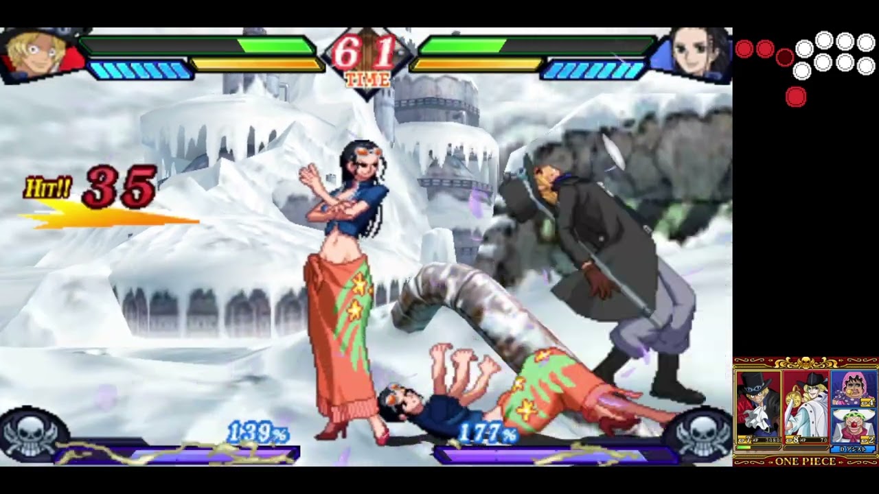 One Piece Arcsys tag fighter PC Netplay: GriffyBones vs Presentfox 8/8/2023