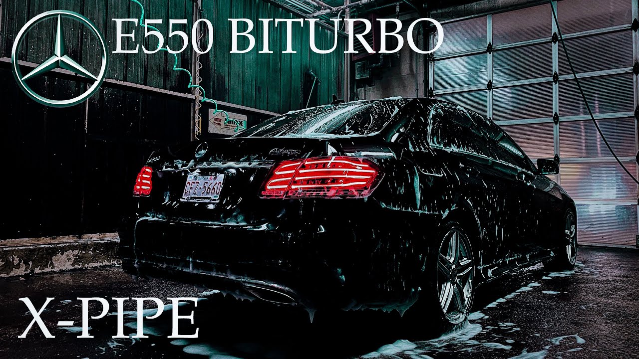 Mercedes E550 Biturbo X-Pipe Exhaust (Stage 1 Tuned)