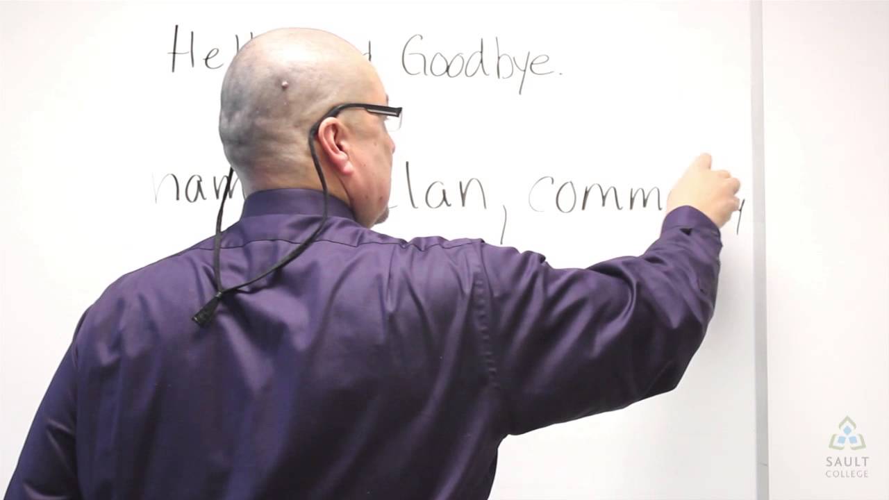 lets start Ojibwe - Lesson 2, Hello Goodbye
