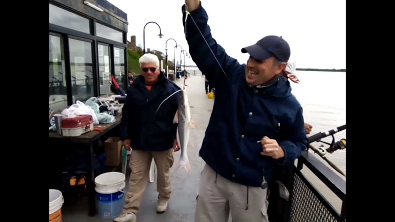 Pesca de variada en el club Mitre, Rosario.