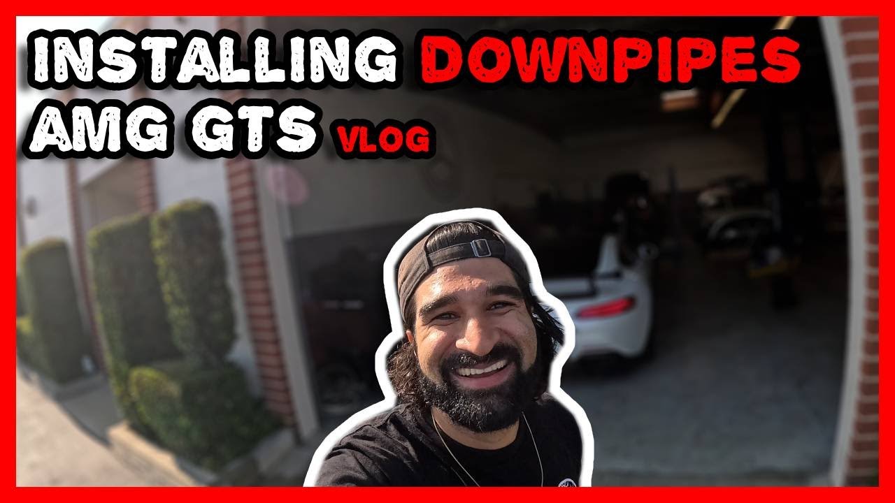 Installing Downpipes on my AMG GTS!
