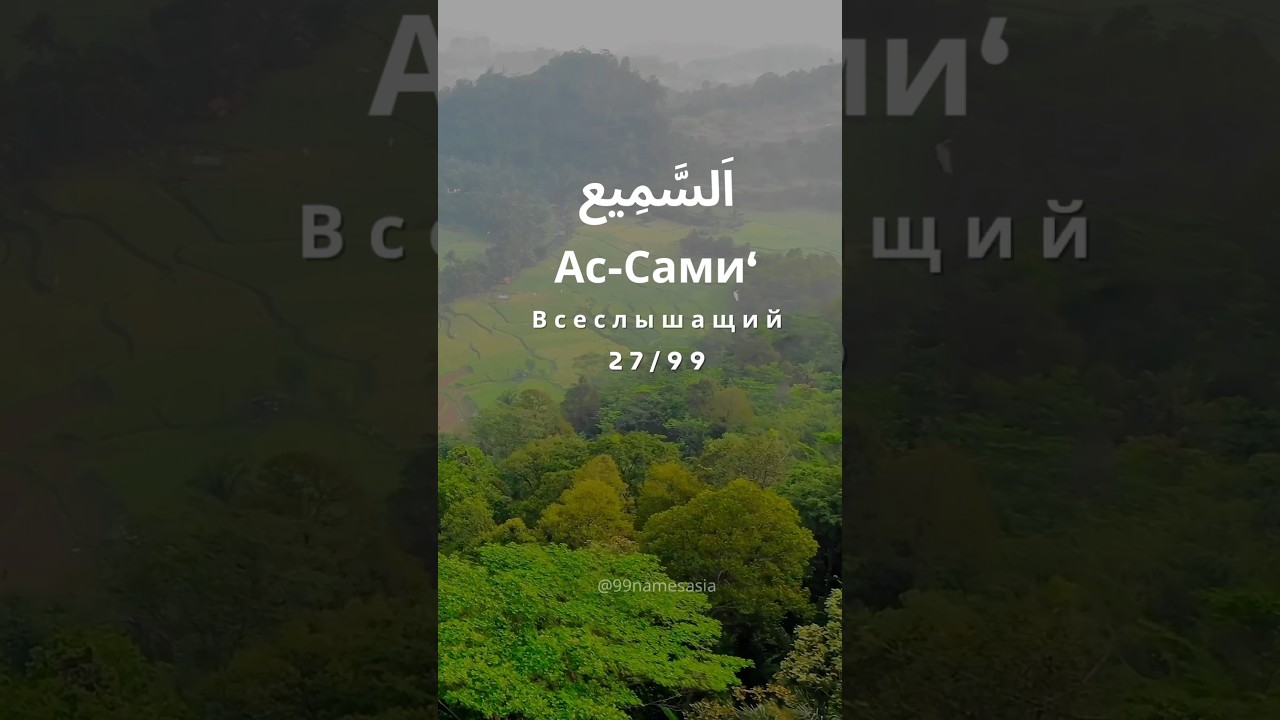 27/99 Ас-Сами&rsquo; Слышащий #99namesasia #99namesofallah #relaxingmusic