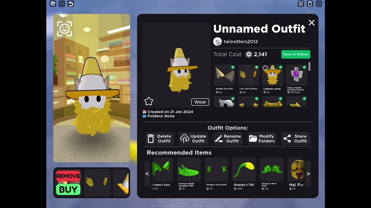 How to make a slime pup in Roblox.