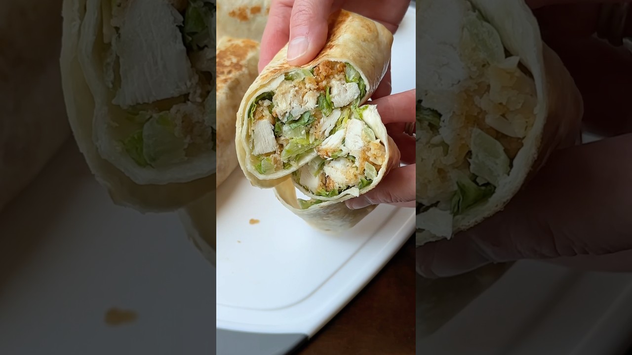 Chicken Caesar Salad Crunch Wrap