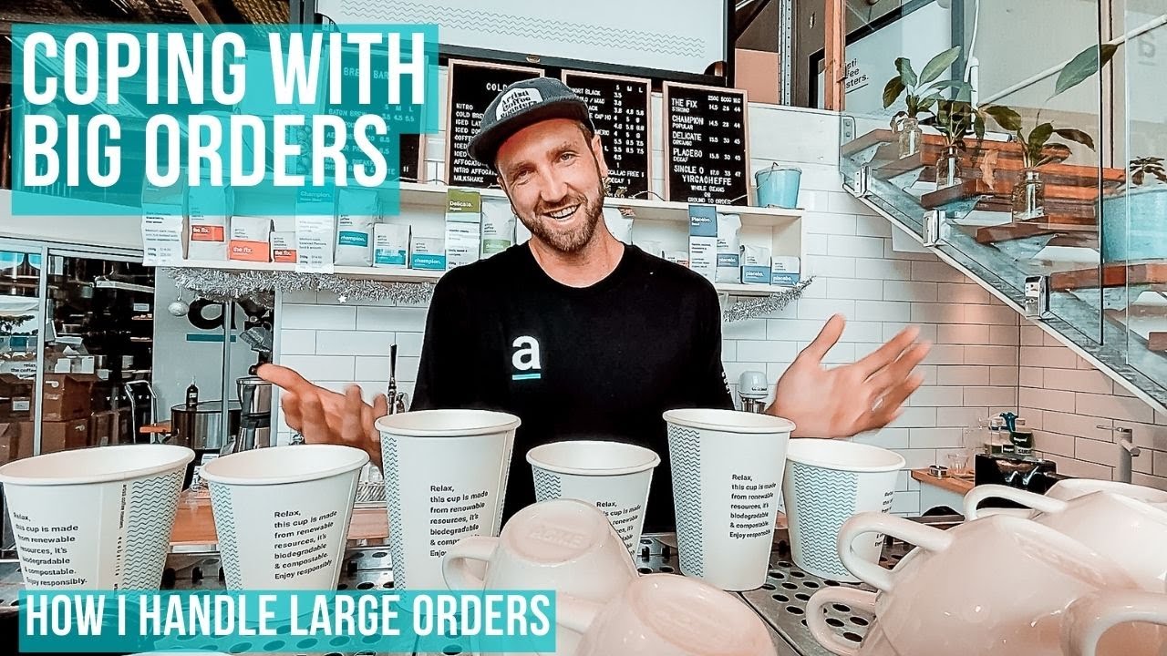 How To Process Large Coffee Orders As A Barista (Coffee Shop Advice)