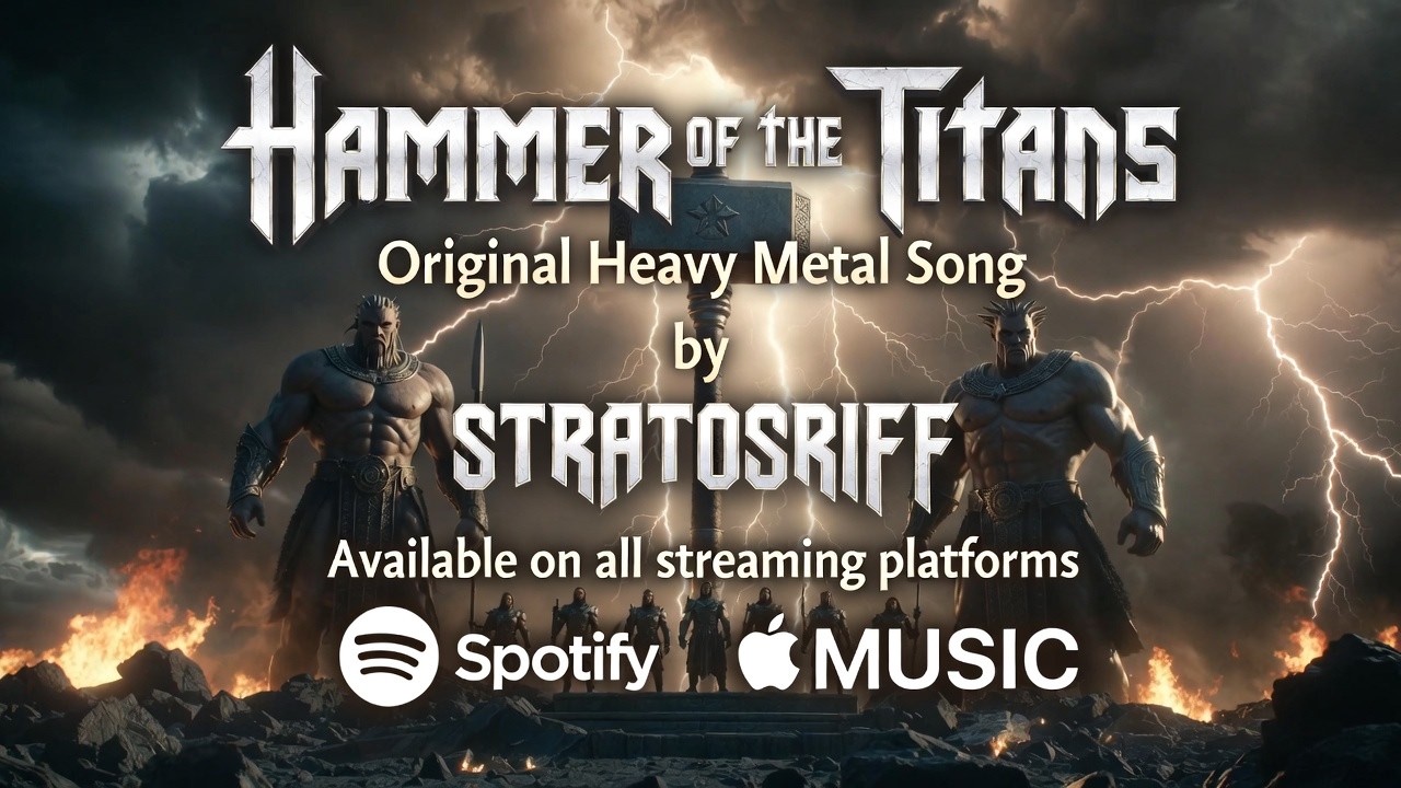⚡ HAMMER OF THE TITANS | Colossal Heavy Metal Power | New Song 2026 | STRATOSRIFF 🎸